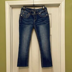 Artya Jeans - decorative back pockets - low rise - skinny - size 5/6